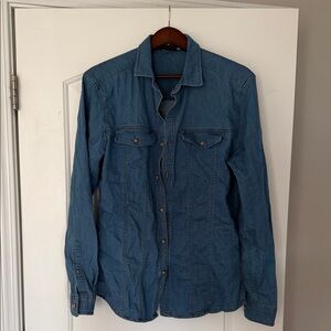 Men's ASOS Blue Denim Shirt